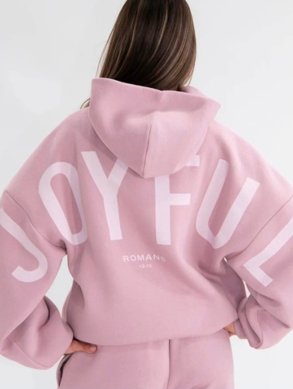 NWOT GLO 'Joyful' Fleece Pullover Hoodie